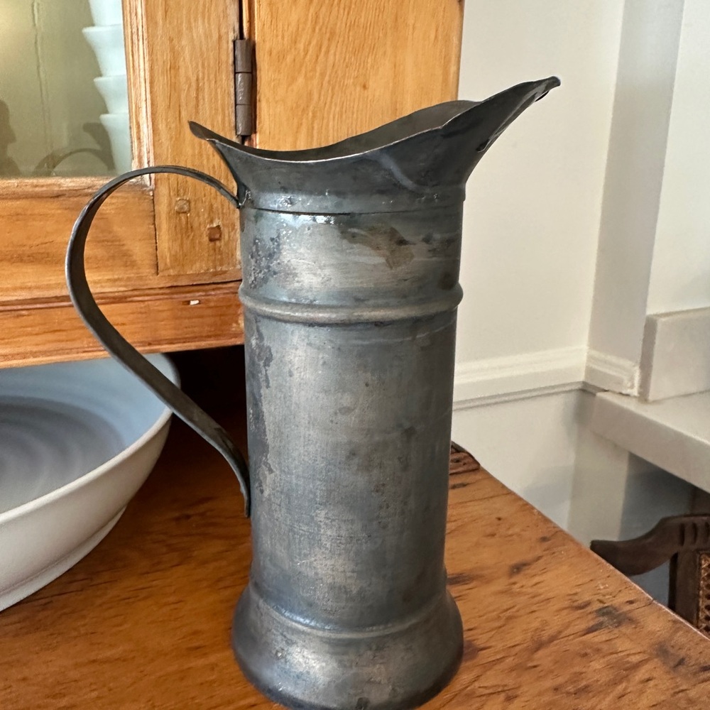 Vintage Metal Pitcher Italian - Picture 3 of 7